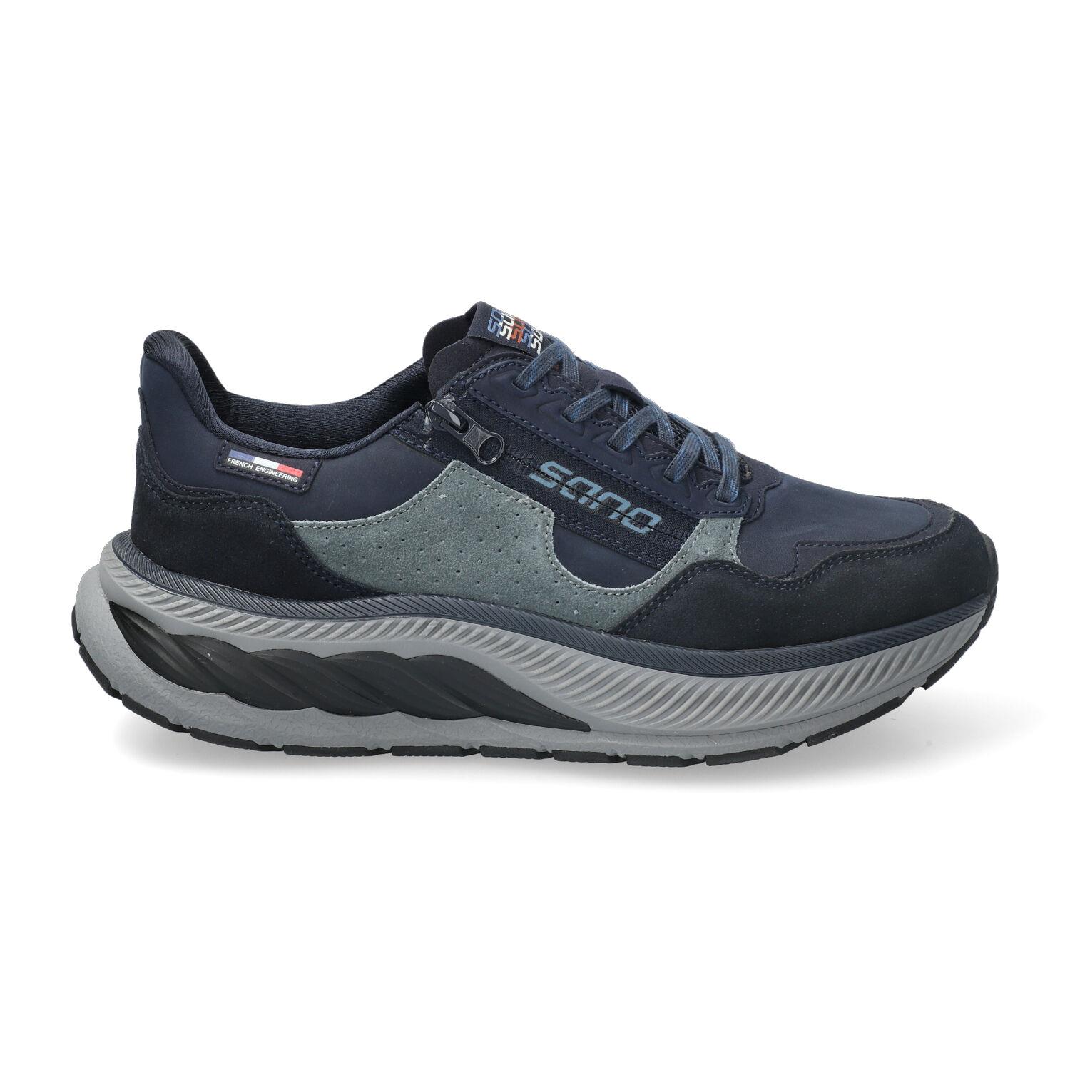 lacets homme modèle Stride bleu profond - Mephisto